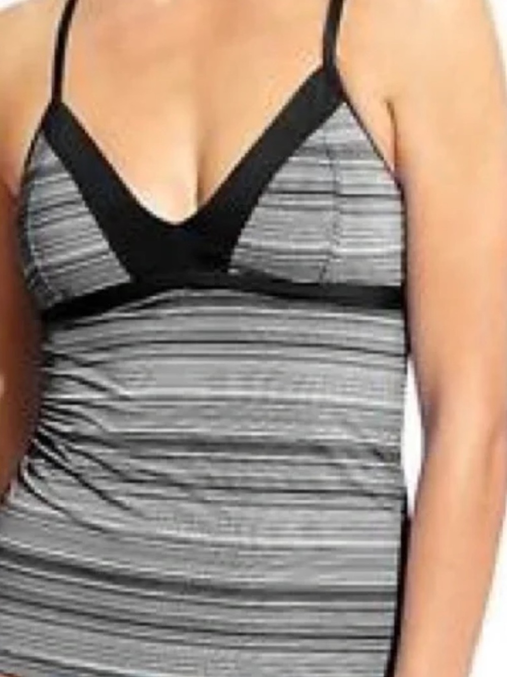 Athleta Veracruz tankini top size large .